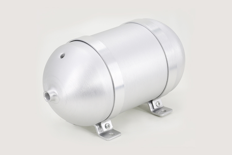 1.5 Gallon Seamless Aluminum Air Tank, Air Tank for Air Suspension Air Compressor Kit